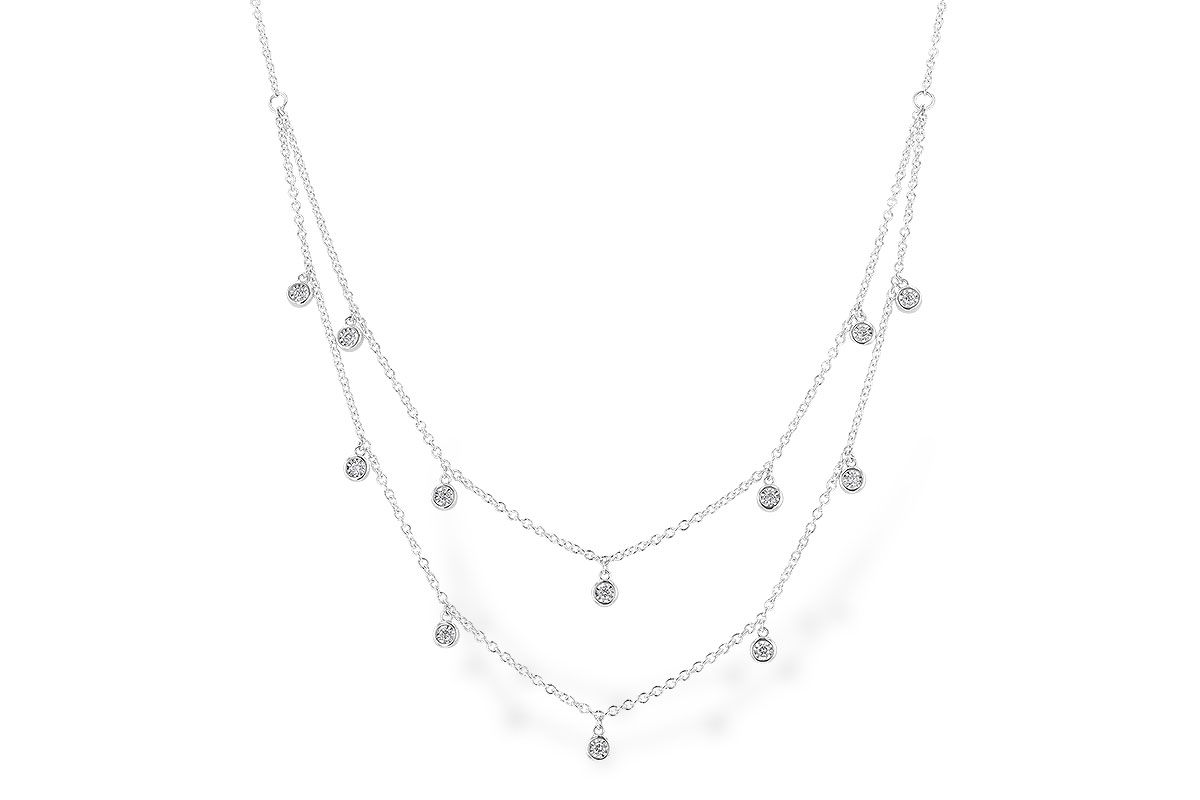 B328-46804: NECKLACE .22 TW (18 INCHES)