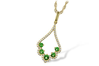 C244-82213: NECK .34 GREEN GARNET .53 TGW