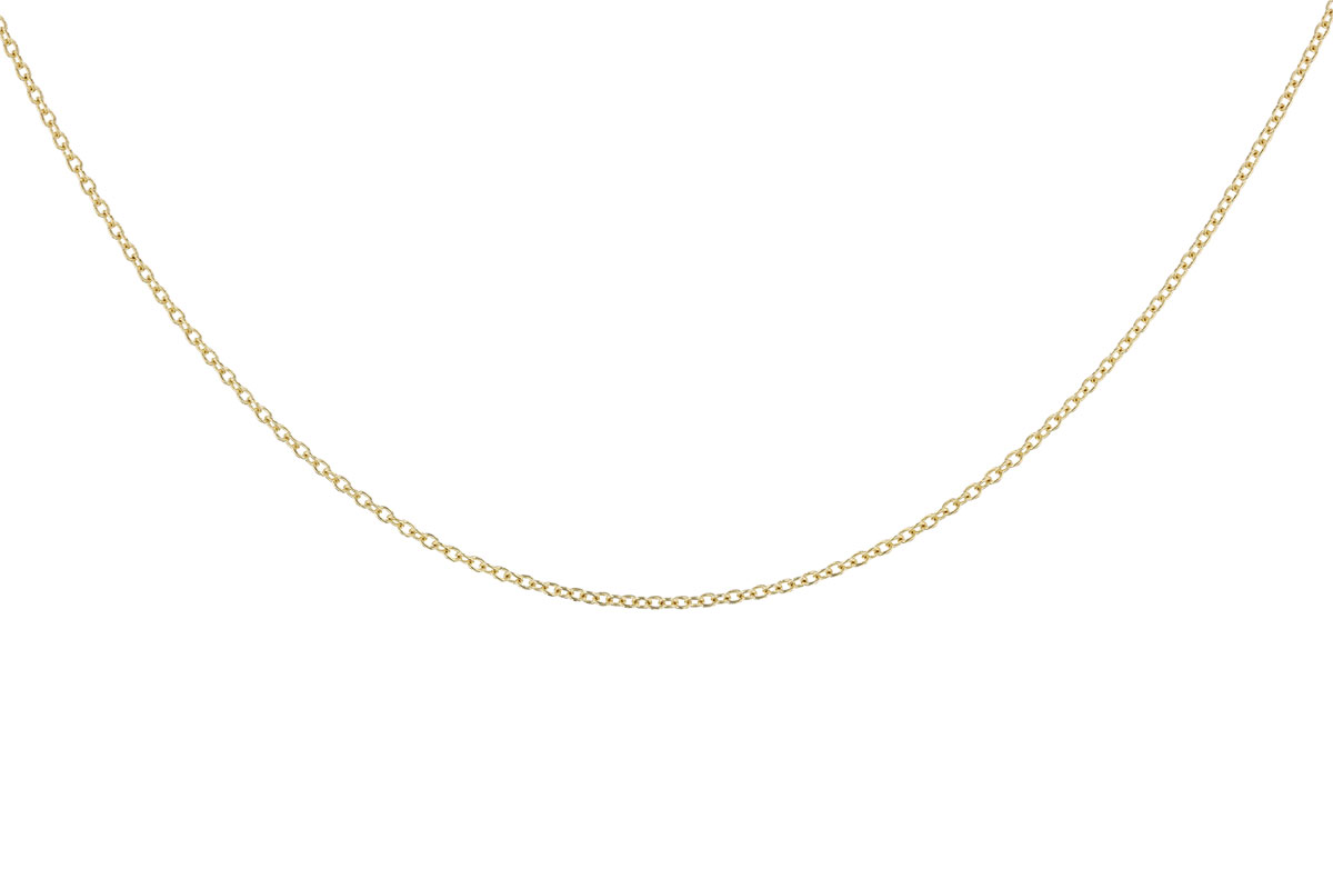 C328-52213: CABLE CHAIN (18IN, 1.3MM, 14KT, LOBSTER CLASP)