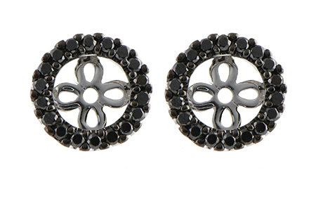 G243-01285: EARRING JACKETS .25 TW (FOR 0.75-1.00 CT TW STUDS)