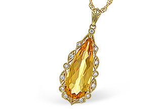 L327-57667: NECK 3.38 CITRINE 3.50 TGW
