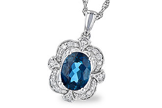 L327-61303: NECK 1.35 LONDON BLUE TOPAZ 1.50 TGW