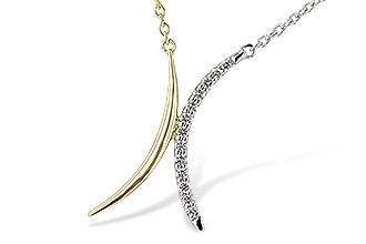 L329-36758: NECKLACE .14 TW (18")